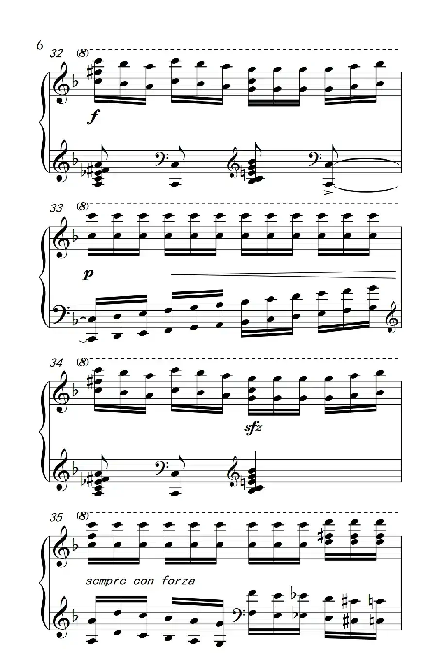 莫什科夫斯基 钢琴练习曲（第九首）