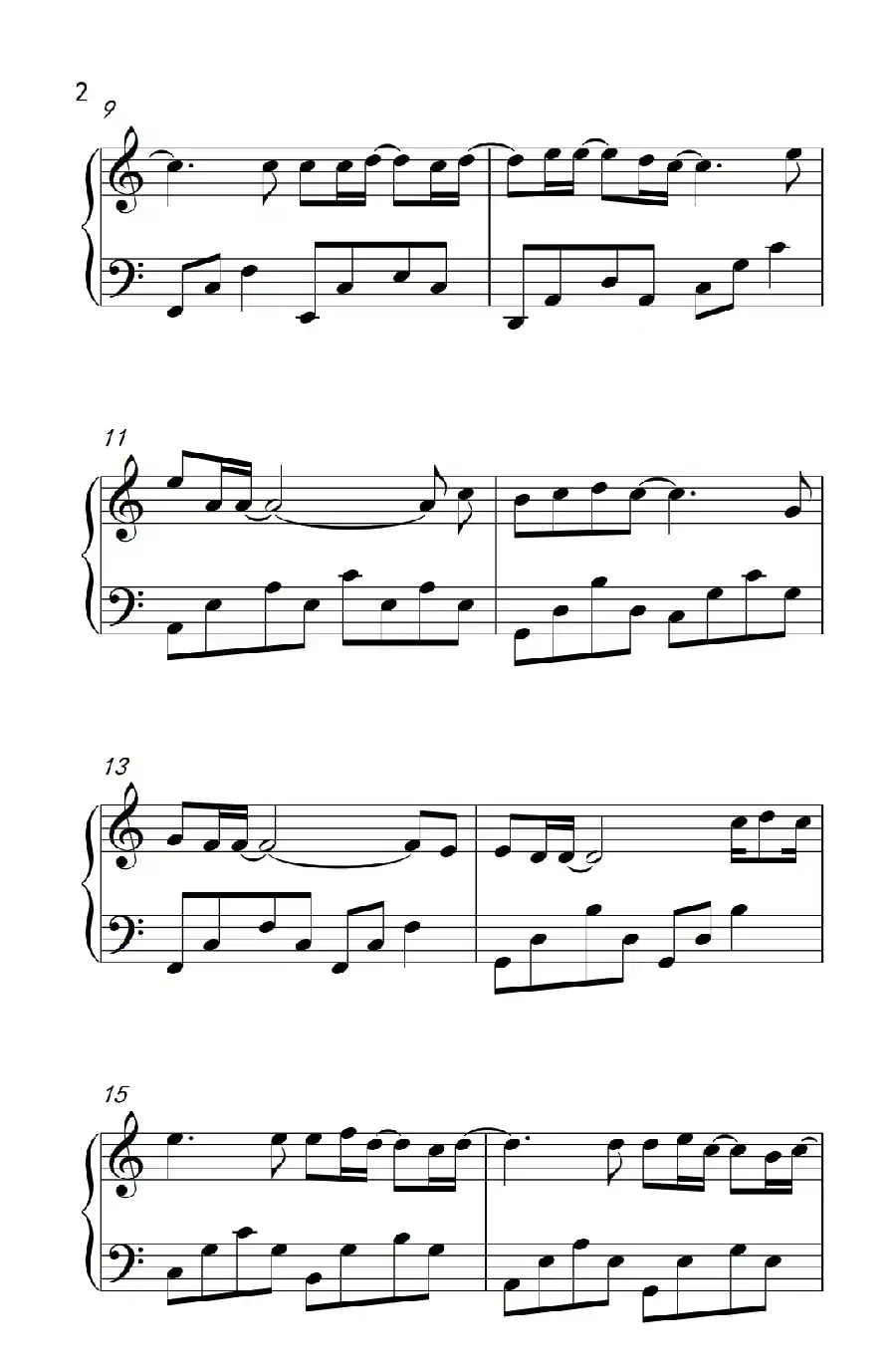 爱转角（《弹吧音教》制谱）