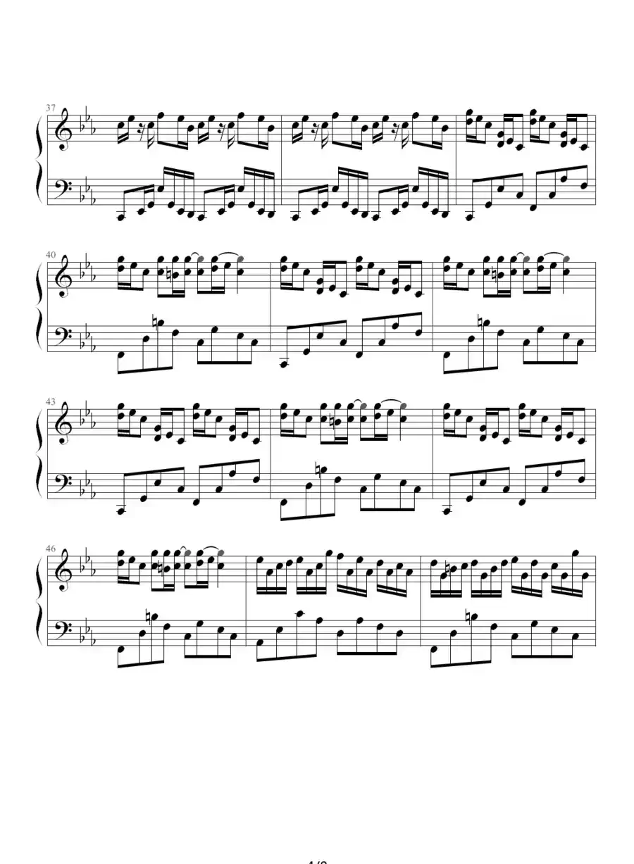 克罗地亚狂想曲(Tonci Huljie 制谱版)