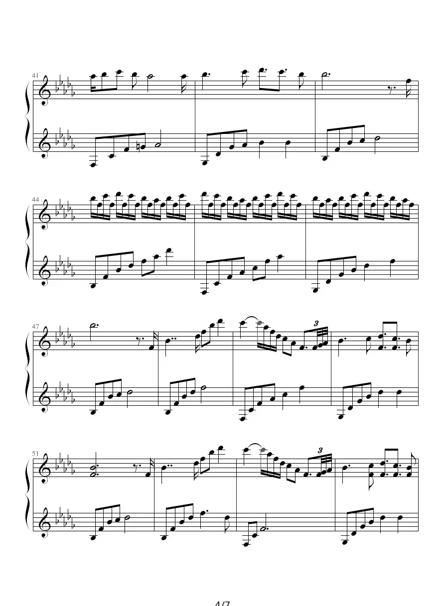 I miss you（幸运桔制谱版）