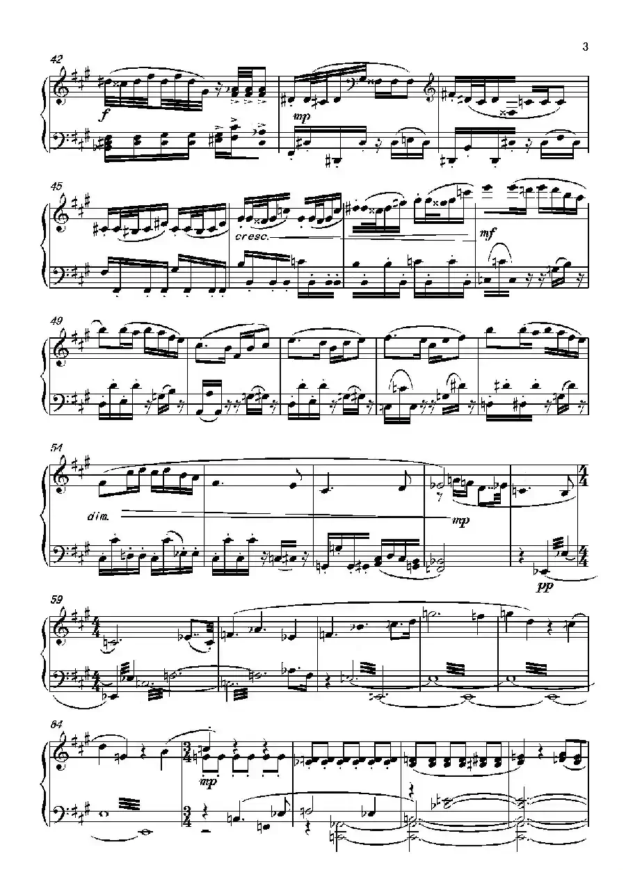 第六钢琴奏鸣曲Piano Sonata No.6（单乐章）