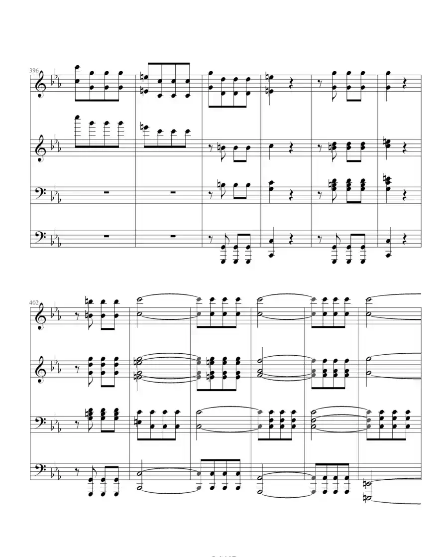 命运交响曲(四手联弹)