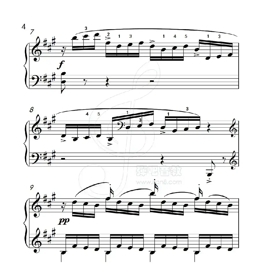 练习曲 6(克拉莫钢琴练习曲60首)