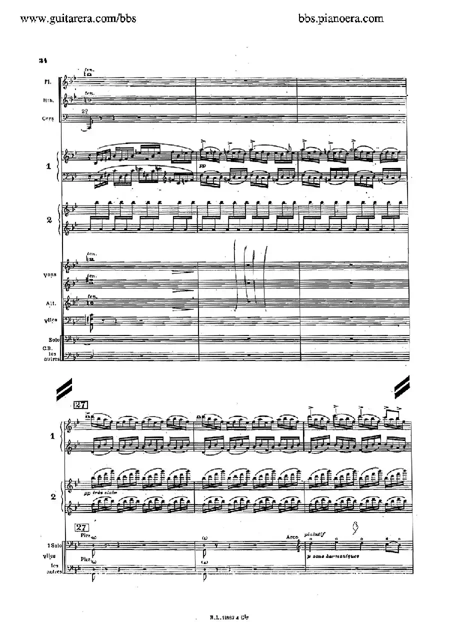 Concerto for 2 Pianos in d Minor（d小调双钢琴协奏曲·总谱）