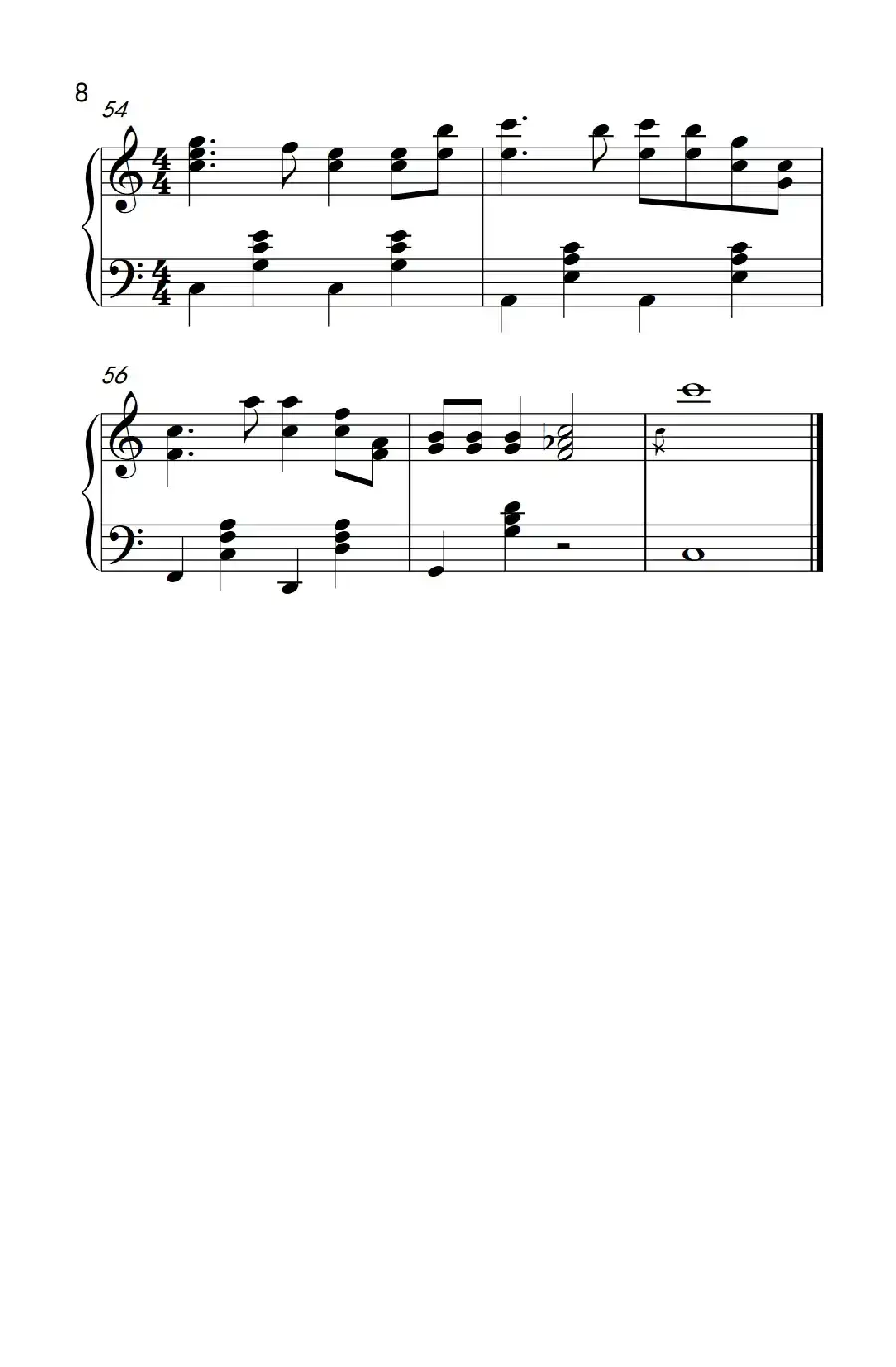 黑白配（《弹吧音教》制谱版）