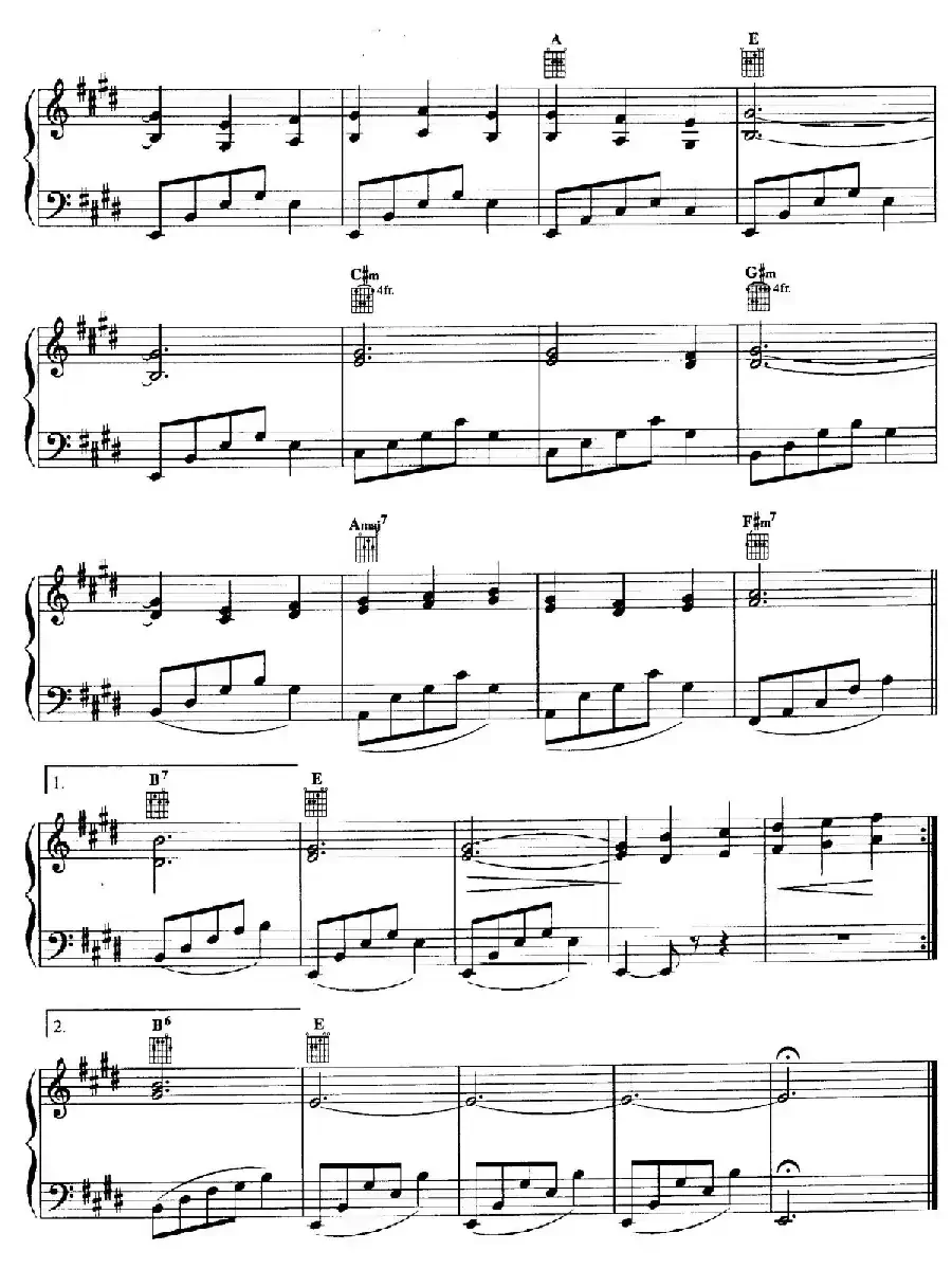 电影配乐大师莫瑞康最佳20首钢琴谱（Best of Ennio Morricone·9）