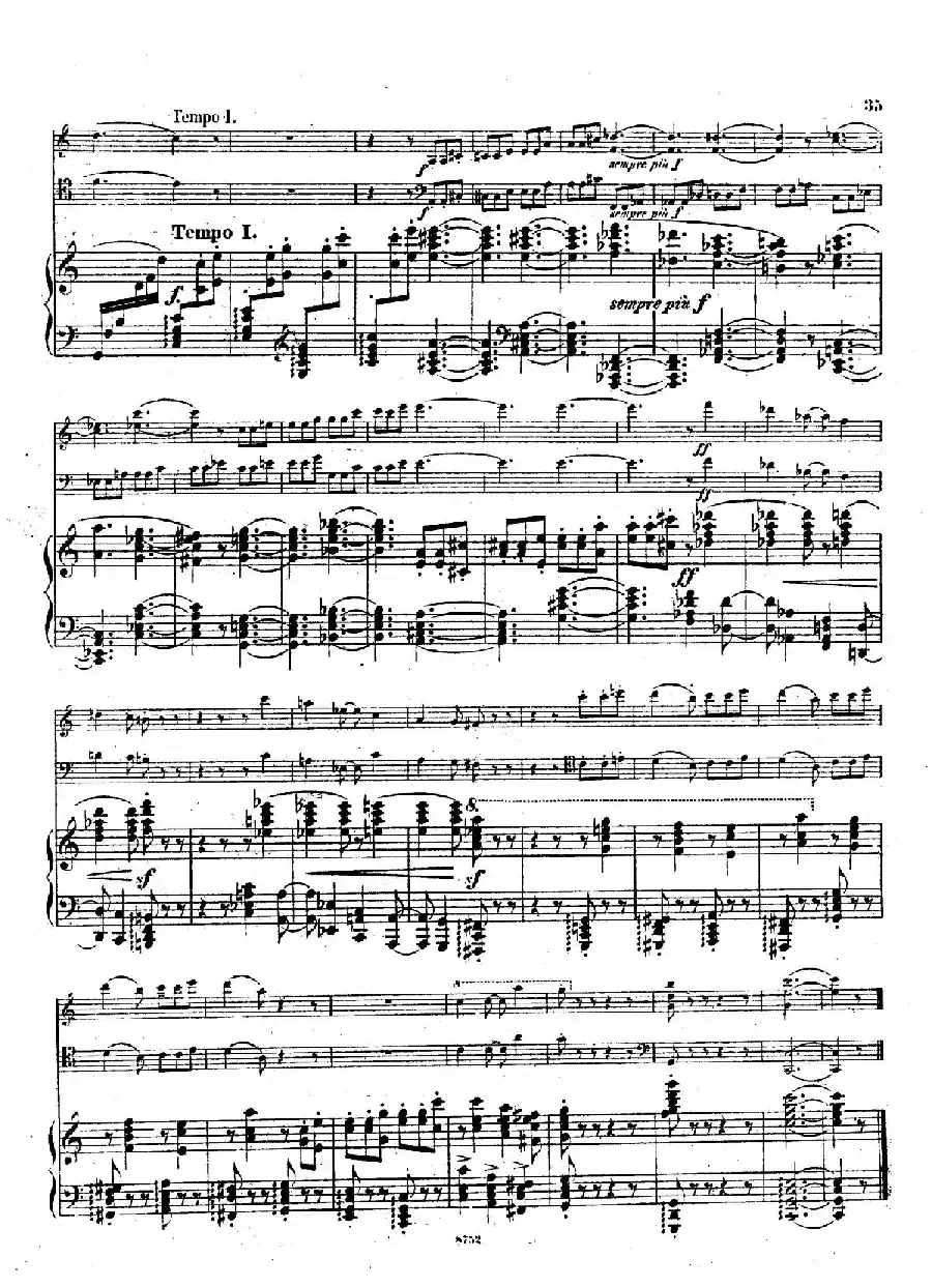 Piano Trio No.3 in c Minor Op.101（c小调第三钢琴三重奏）