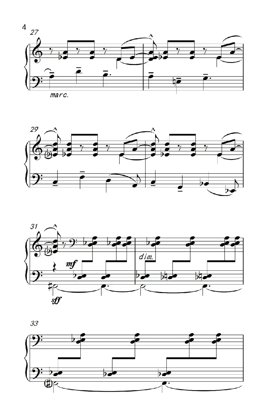 六首保加利亚节奏舞曲 第二首（巴托克 小宇宙 钢琴教程 6）