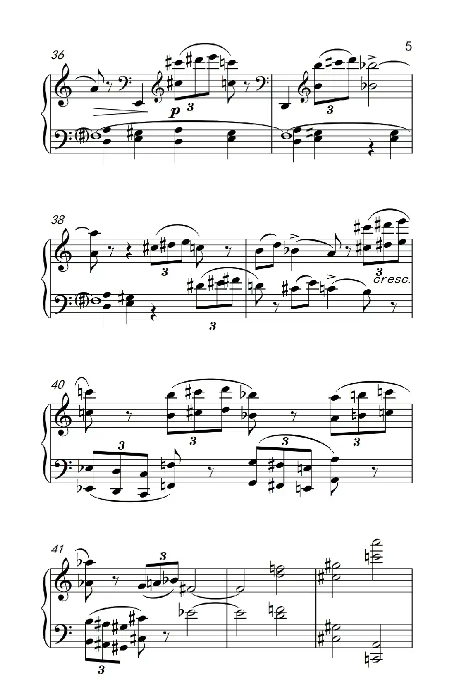 进行曲(巴托克 小宇宙 钢琴教程 6)