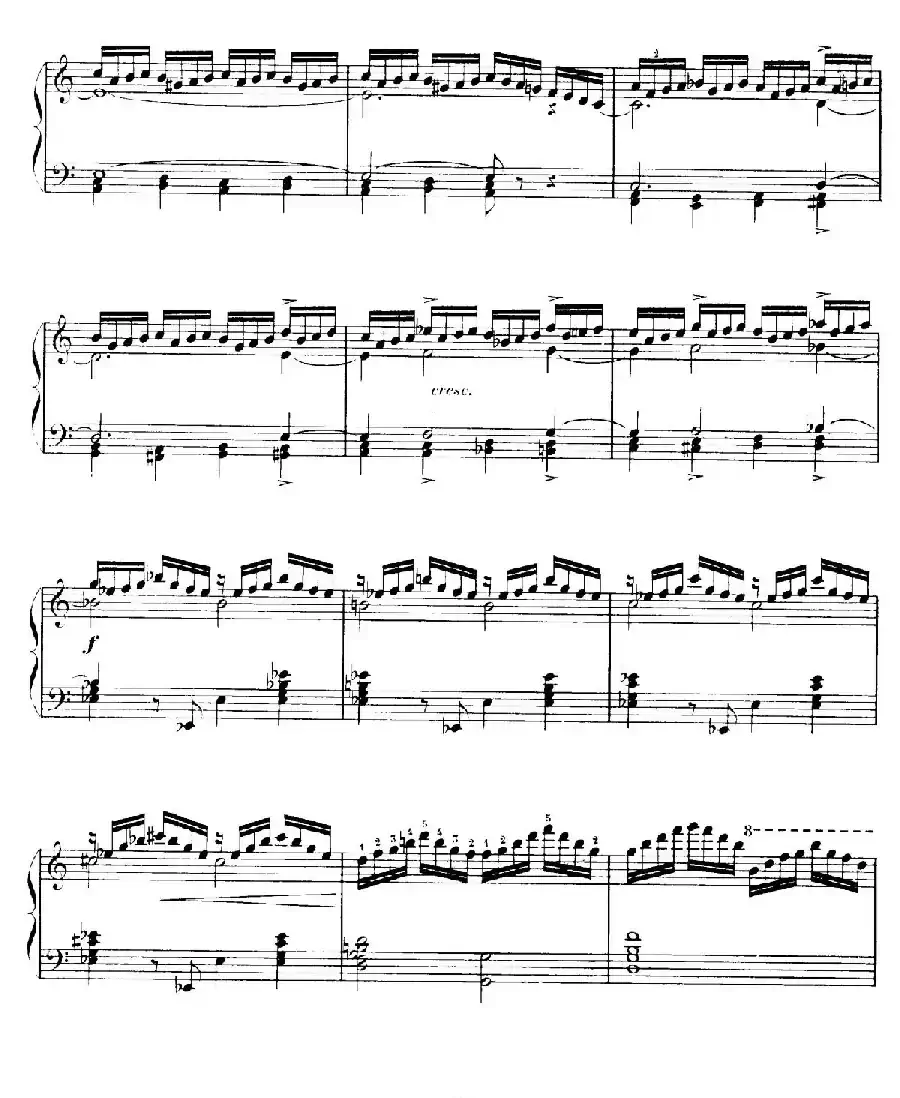 15 Etudes de Vortuosite Op.72（15首辉煌练习曲·10）