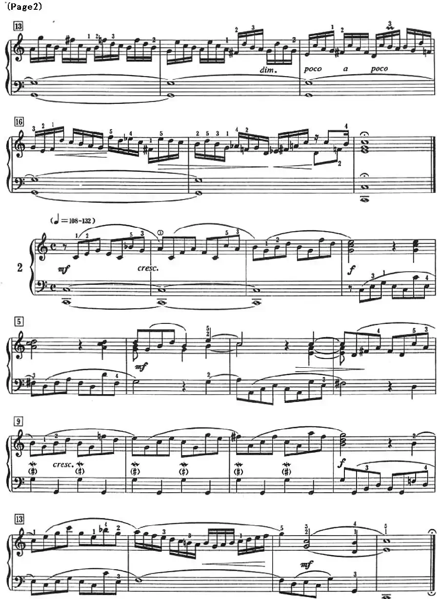 巴赫小前奏曲（NO.1-NO.4）