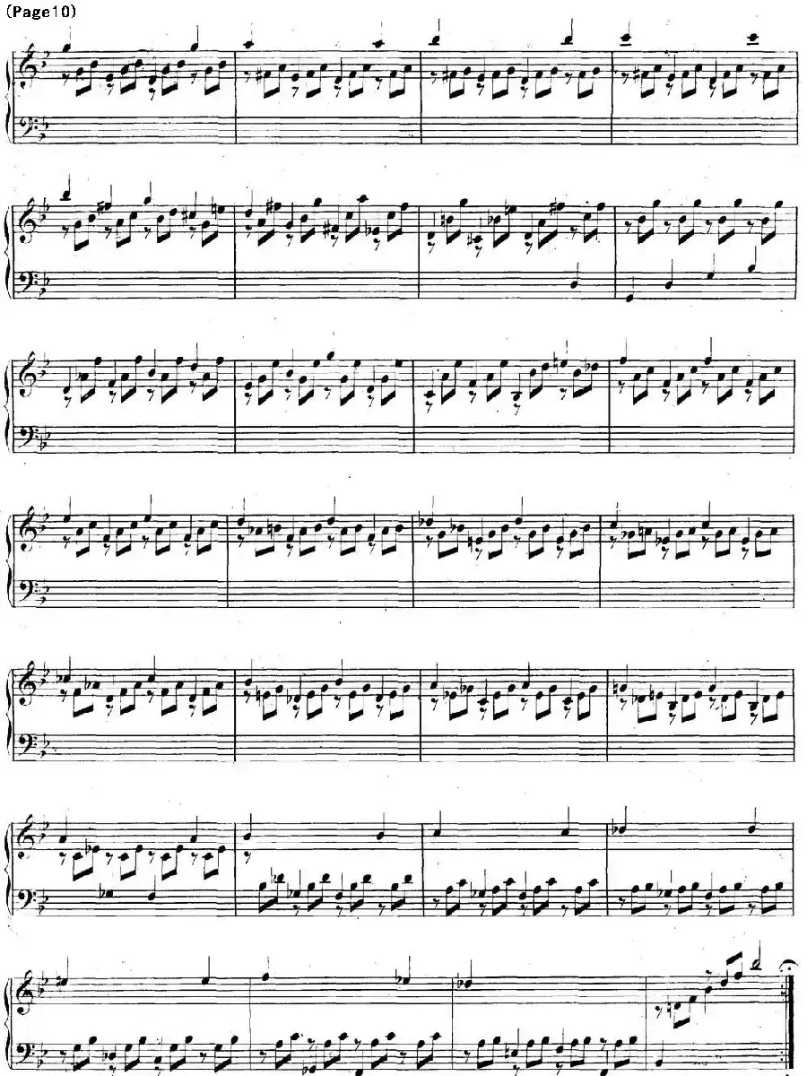 帕蒂塔6首德国组曲（No.1 降B大调 巴赫 Partita B-flat Major BWV825）