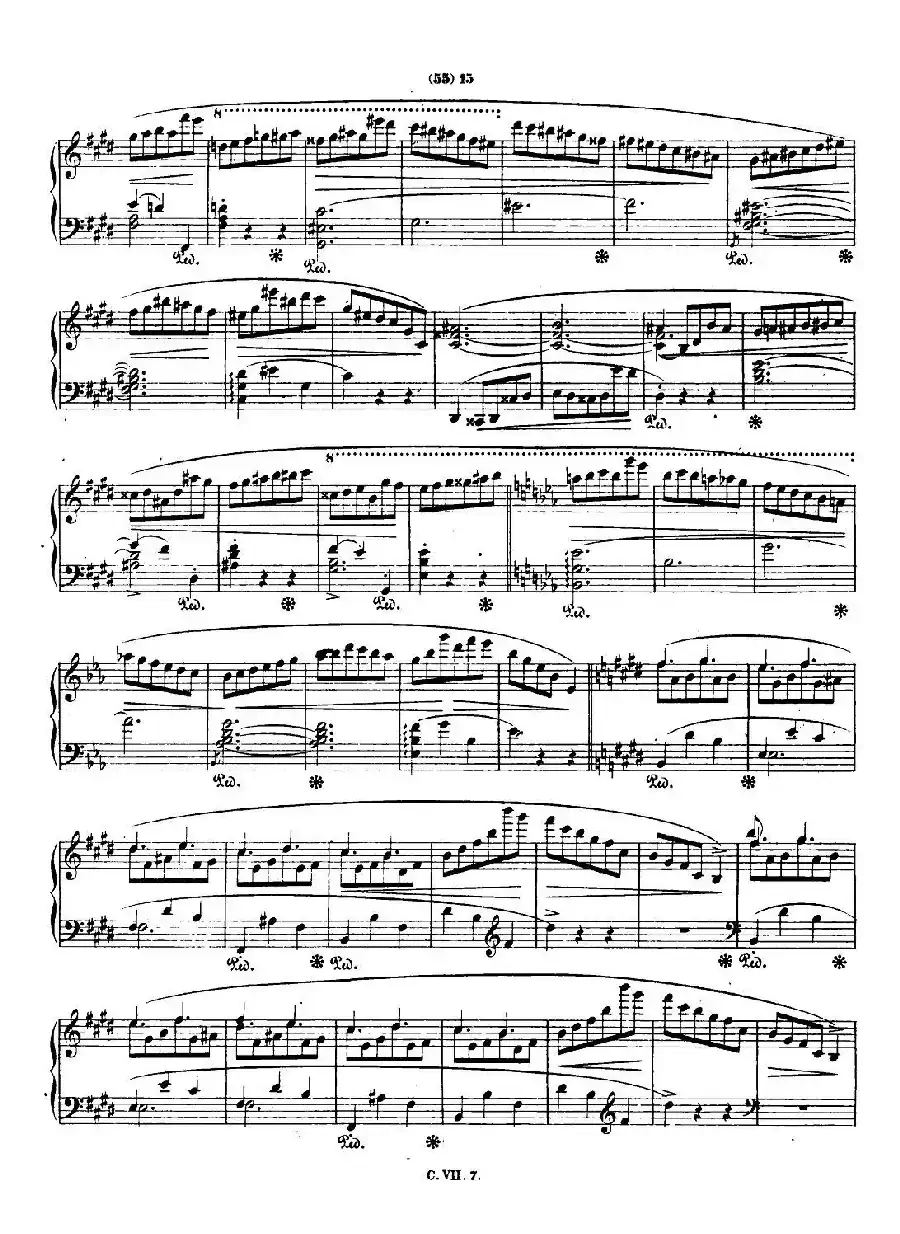 肖邦 钢琴谐谑曲 Chopin Scherzo（No.4  E大调，Op.54）