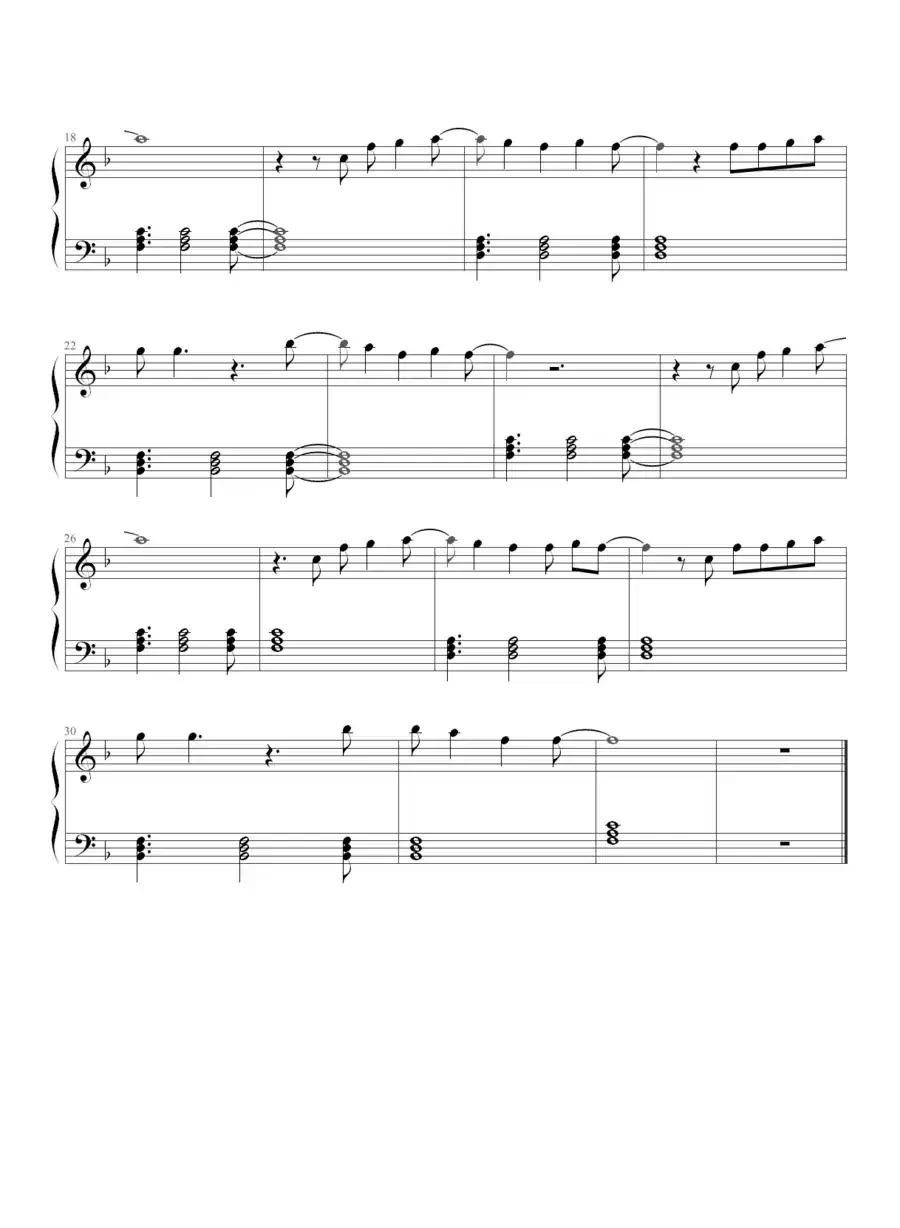 Just The Way You are(钢琴版)