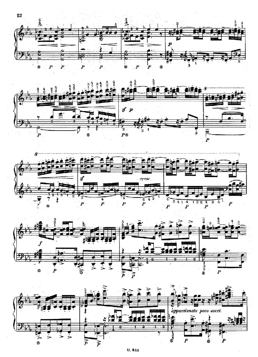 Six Piano Pieces Op.7（6首钢琴小品·Ⅲ）