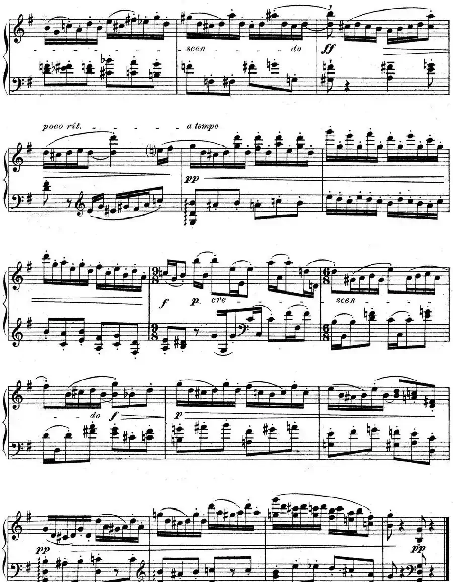 6 Preludes and Fugues Op.99（6首前奏曲与赋格·5）