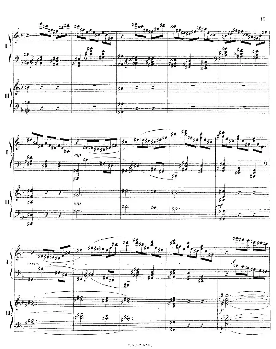 Piano Concerto No.2 in F Major Op.35（F大调第二钢琴协奏曲·Ⅰ·双钢琴）