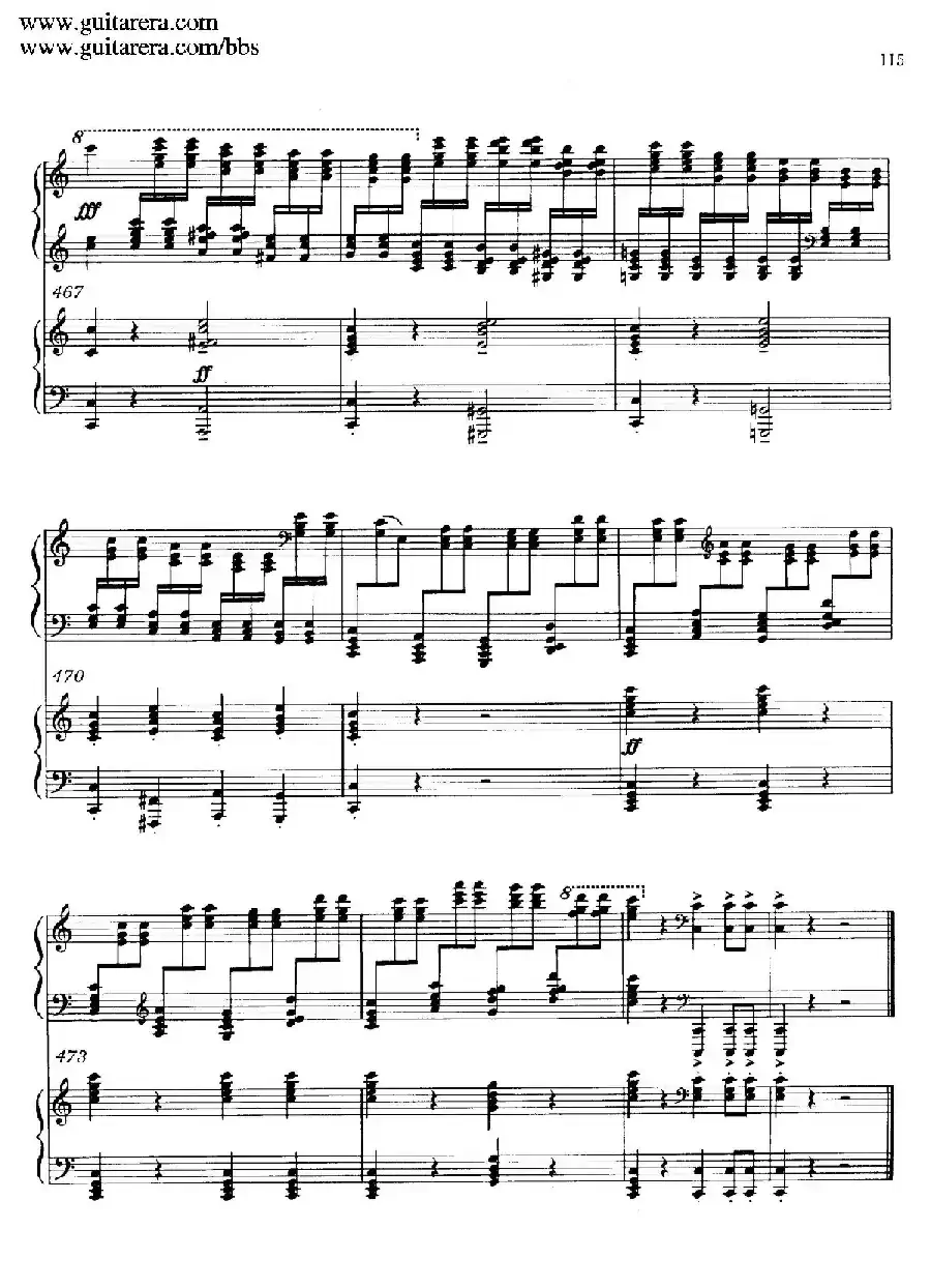c小调第二钢琴协奏曲 Op.18（双钢琴·第三乐章）
