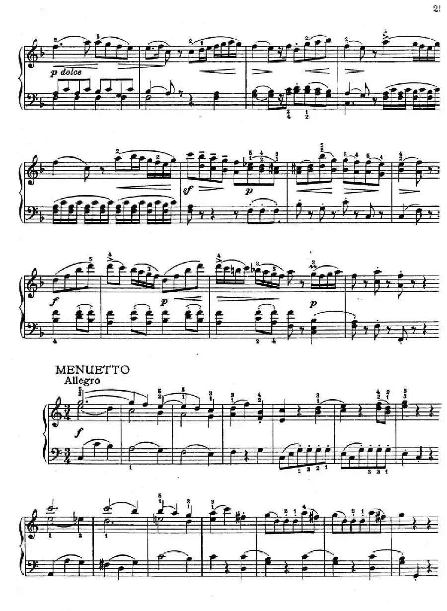 6 Viennese Sonatinas K.439b（6首维也纳小奏鸣曲·Ⅴ）