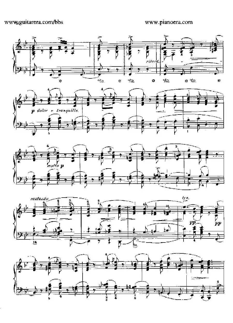 Gondoliera in g Minor Op.41（g小调船歌）