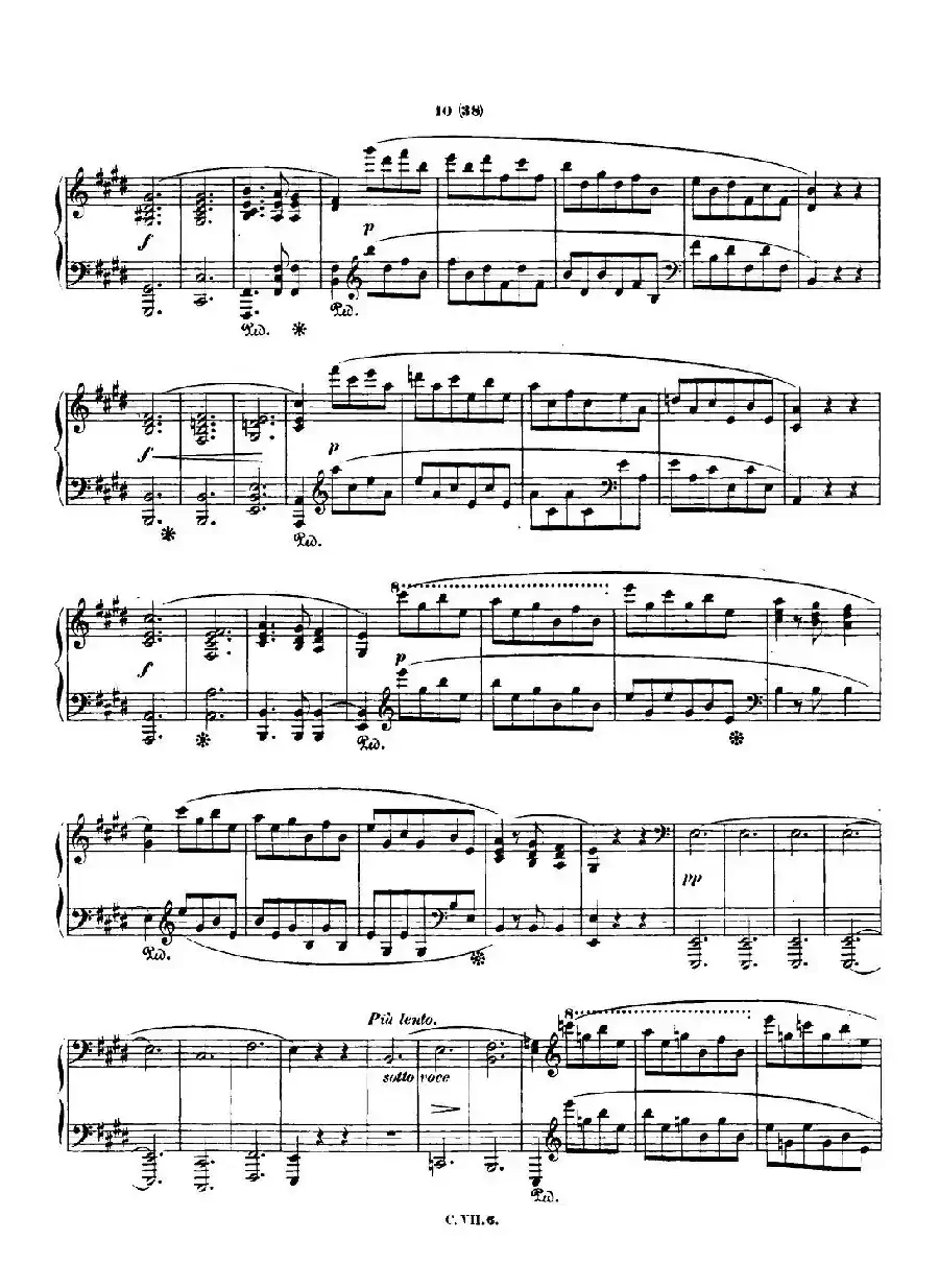 肖邦 钢琴谐谑曲 Chopin Scherzo（No.3 升c小调，Op.39）