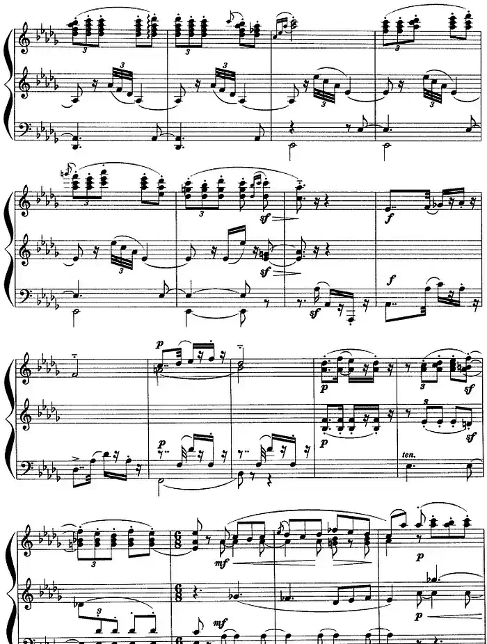 现代钢琴曲：6、哈巴涅拉