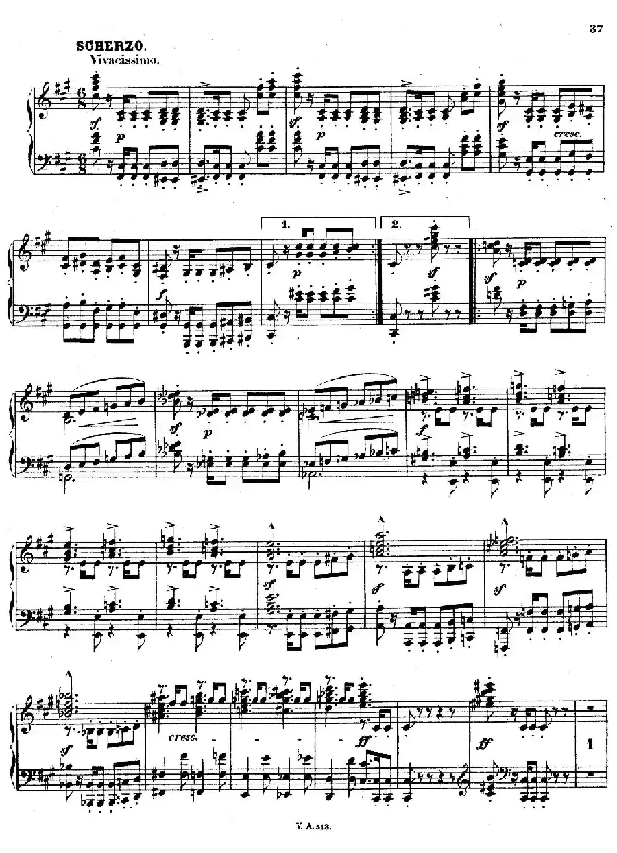升c小调第一钢琴奏鸣曲（Op.6）