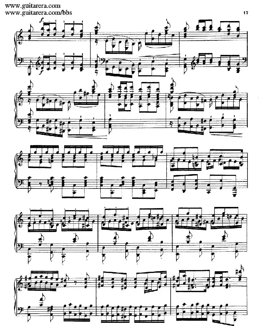 Toccata, Adagio and Fugue in C Major BWV 564 （C大调托卡塔、柔板和赋格）
