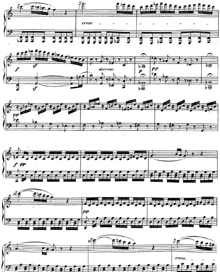 贝多芬钢琴奏鸣曲21 黎明(华尔斯坦) C大调 Op.53 C major