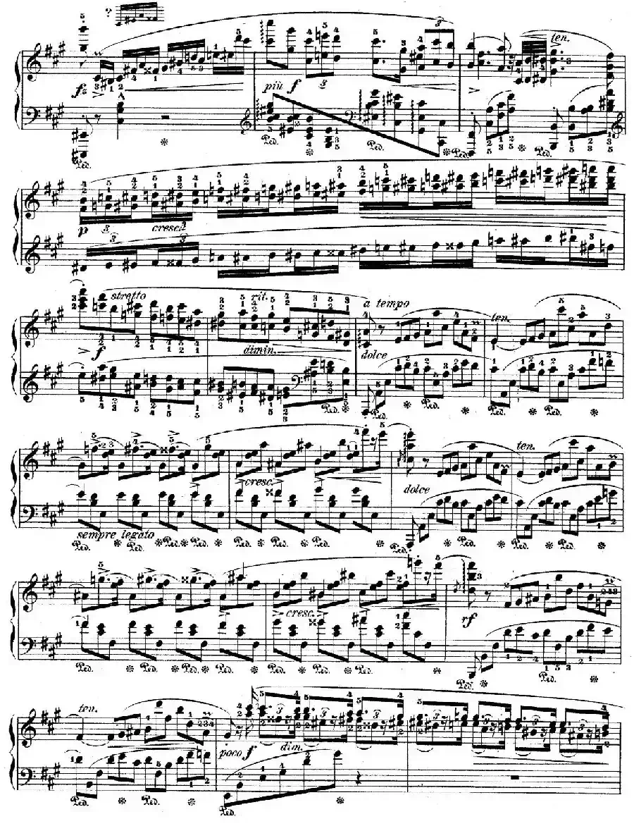 Allegro de Concerto Op.46（A大调音乐会快板）