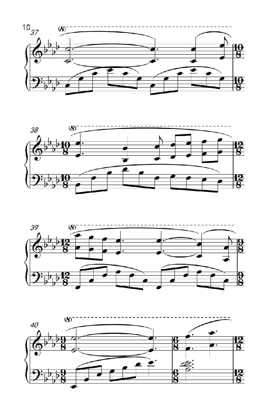 回忆 音乐剧《猫》主题曲（老年大学 钢琴教程 3）