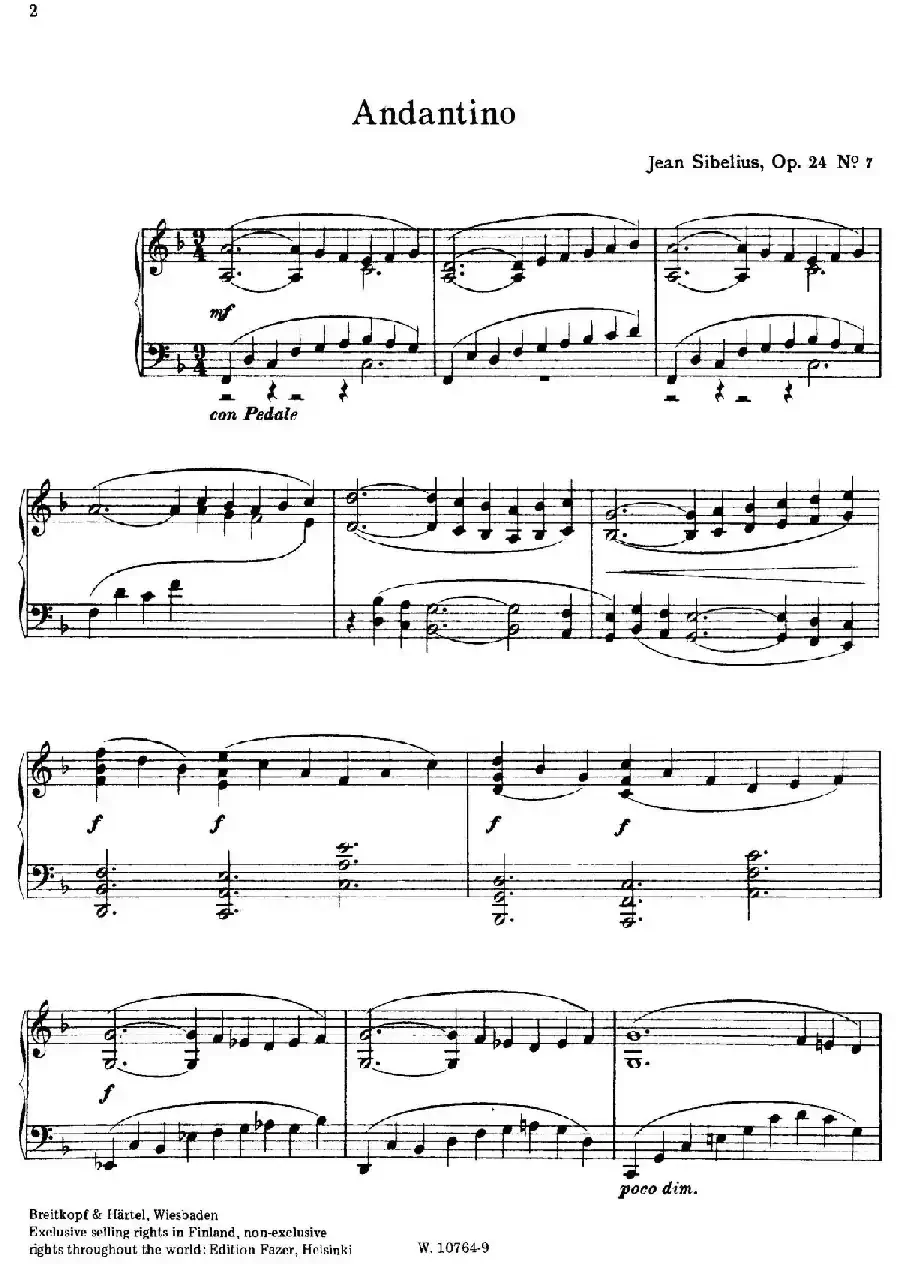 10 Pieces Op.24（10首钢琴小品 No.7）