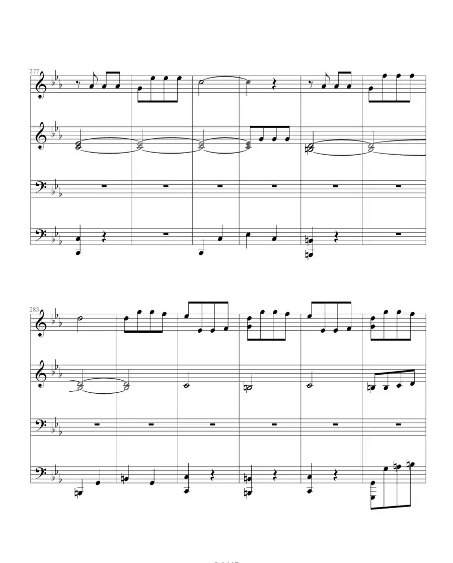 命运交响曲(四手联弹)