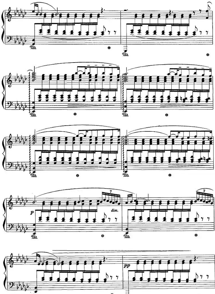 现代钢琴曲：21、夜曲