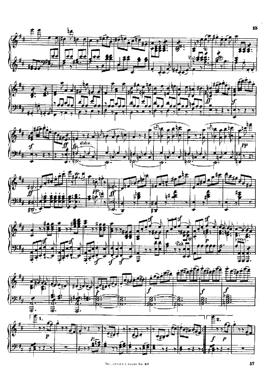 String Quartet No.3 in D Major Op.18-3（D大调第三弦乐四重奏·钢琴独奏版）