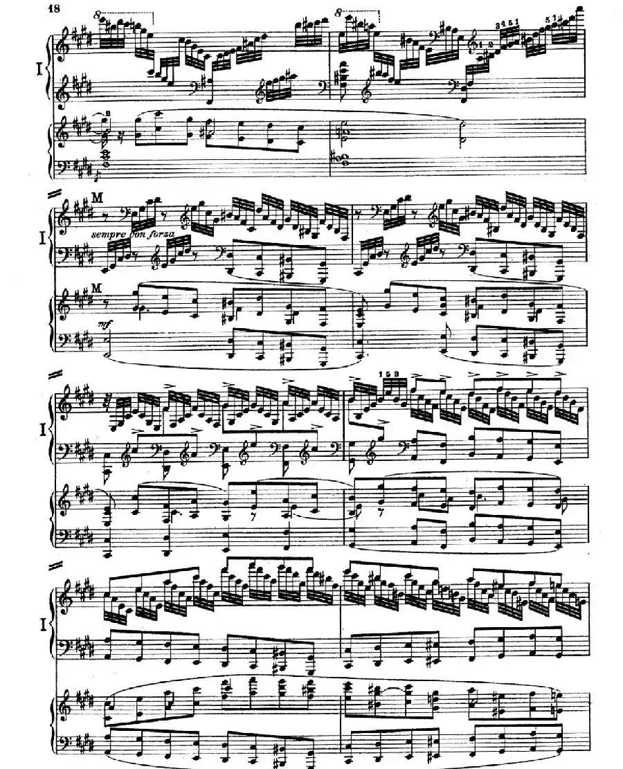 Piano Concerto in E Major Op.59（E大调钢琴协奏曲·双钢琴·第一乐章）