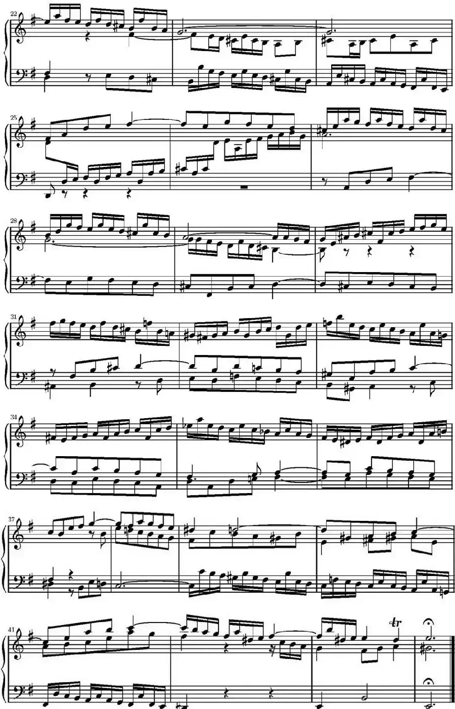 15首巴赫三部创意曲集（NO.7）