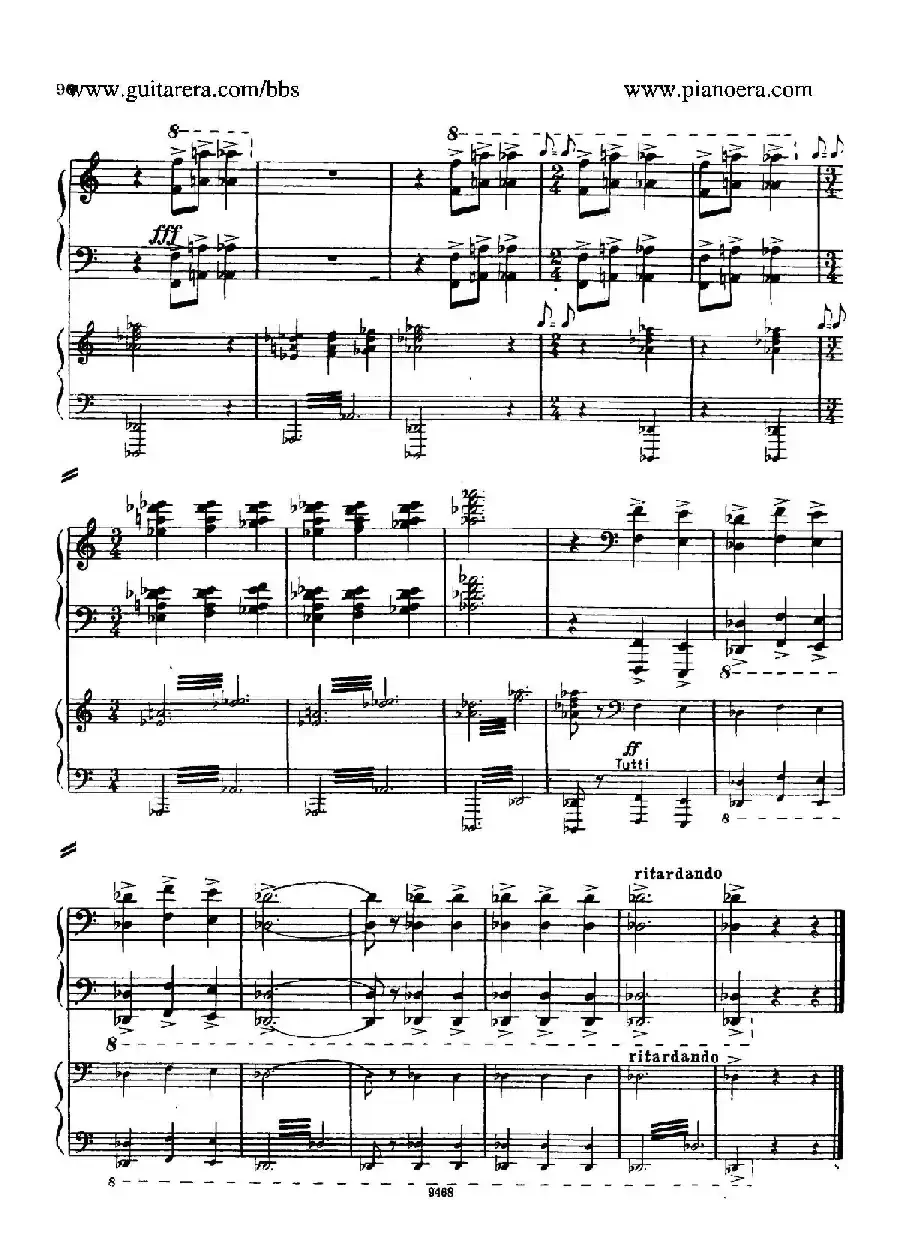 Piano Concerto in D-flat Major Op.37（降D大调钢琴协奏曲·Ⅲ·双钢琴）