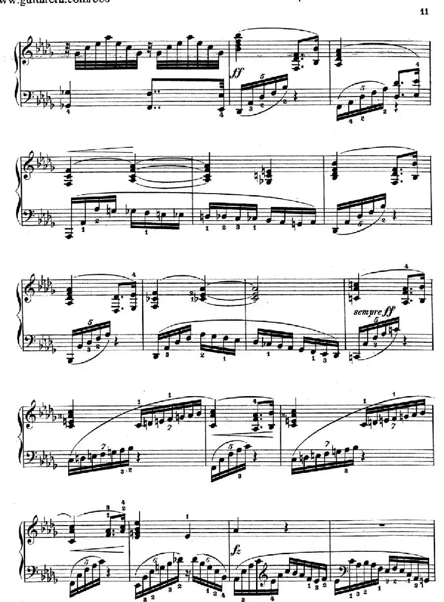 Six Pieces Op.32（6首小品·3. 春之声）