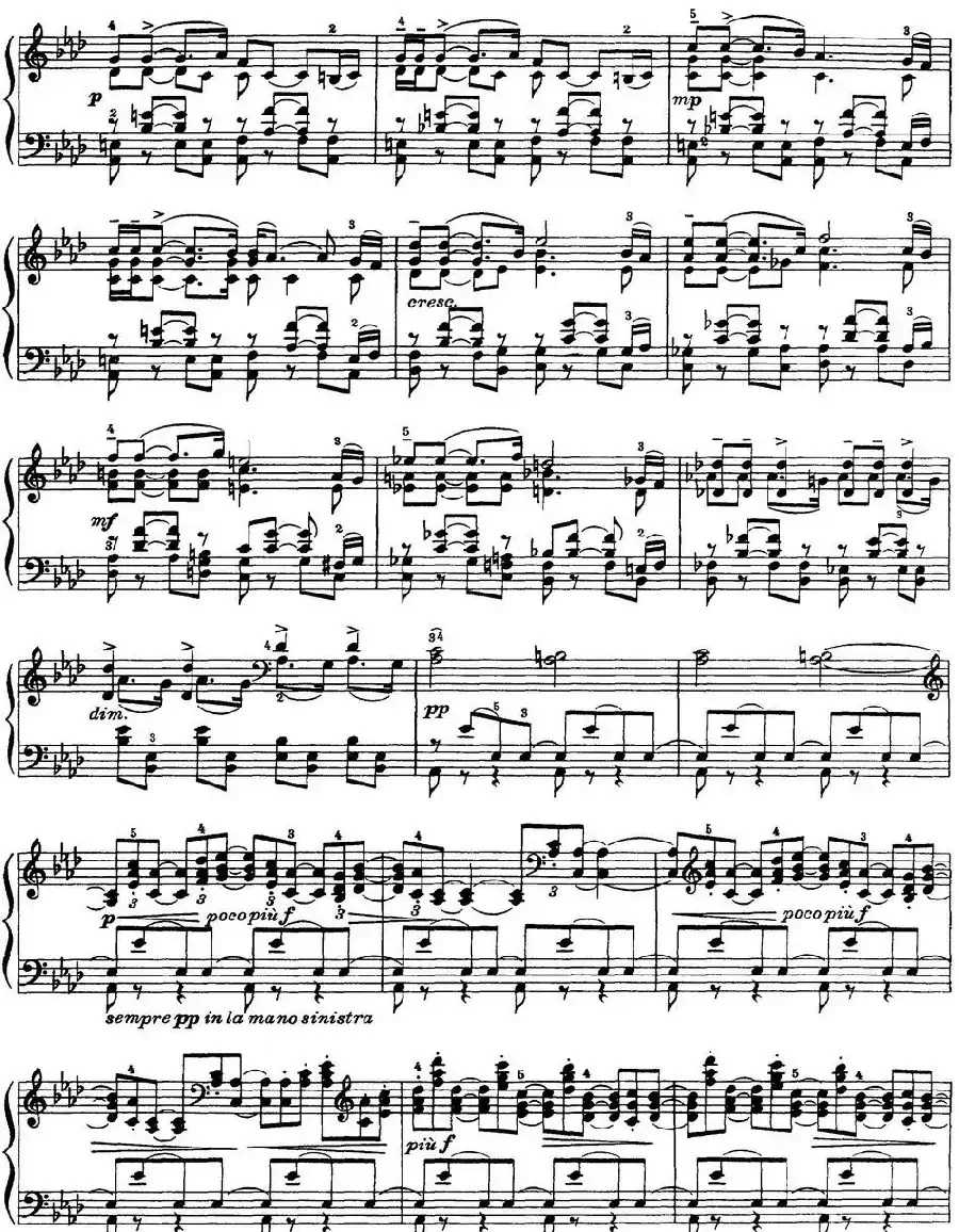 柴可夫斯基18首钢琴小品Op.72（2.Berceuse）