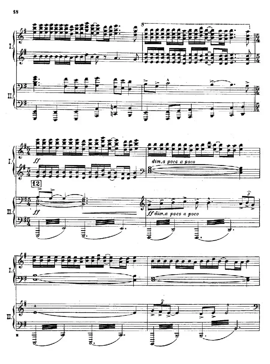 The Pines of Rome（交响诗《罗马的松树》·双钢琴）（第二部分：卡塔科巴墓地的松树）