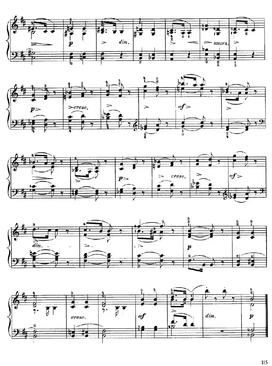 Album for the Young Op.39（儿童钢琴曲集）（2. 一个冬天的清晨 A Winter Morning）