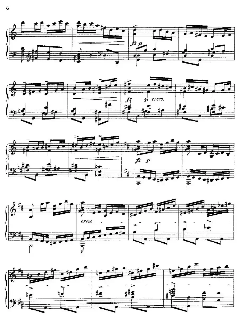 4 Sketches Op.35（4首素描·4）