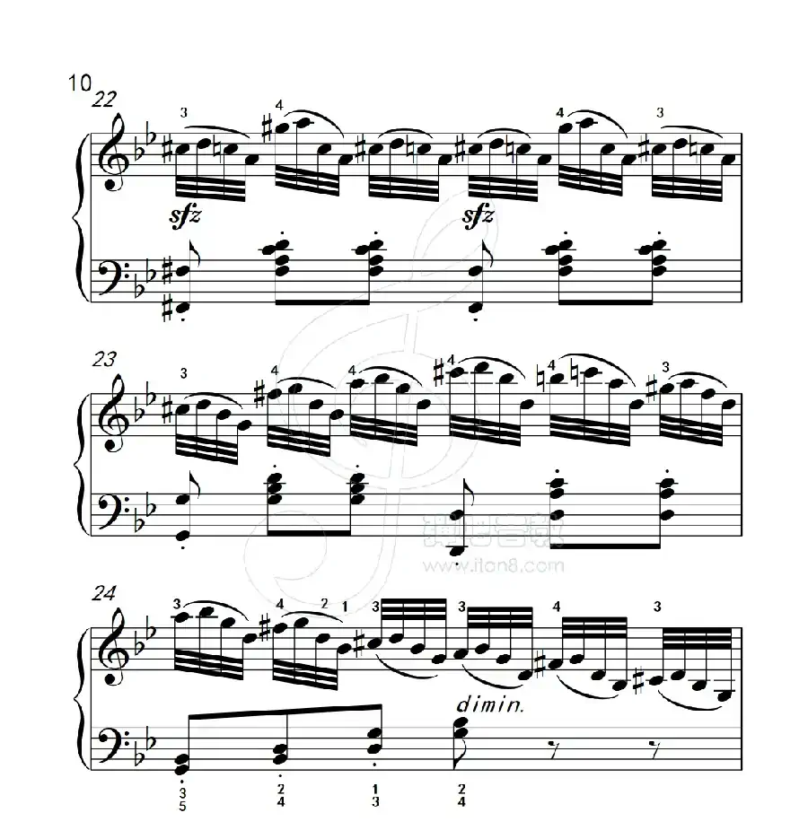 练习曲 21（克拉莫钢琴练习曲60首）