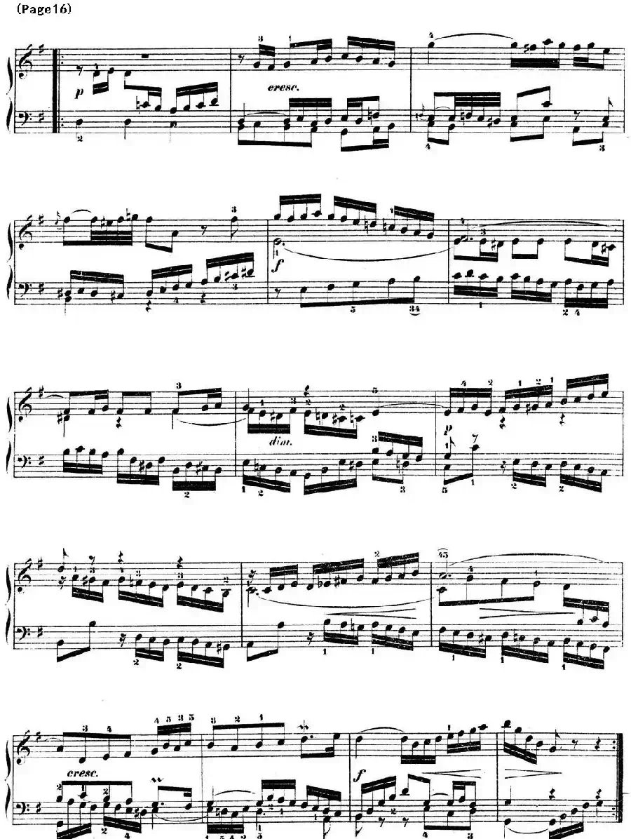 哥德堡变奏曲 巴赫 Goldberg Variationen BWV988