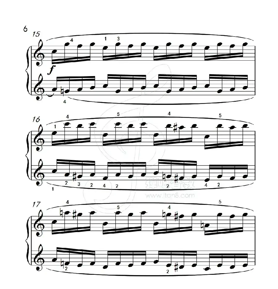 练习曲 1(克拉莫钢琴练习曲60首)