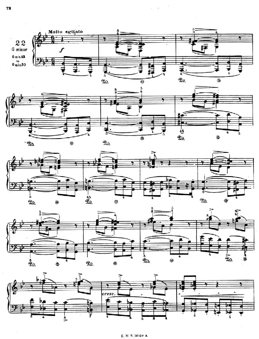 Preludes Op.28（24首前奏曲·22）