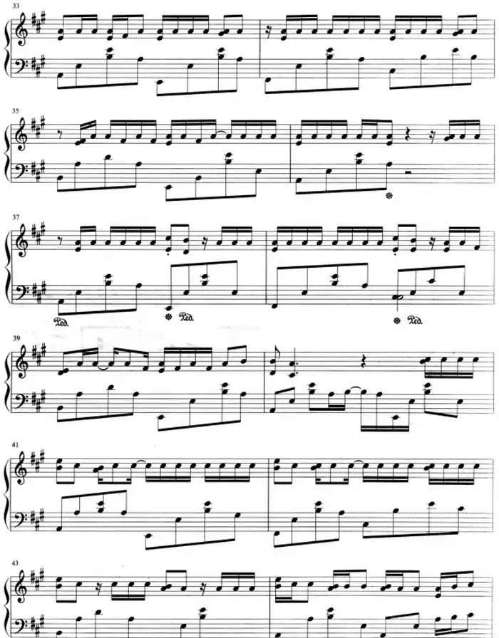 流行歌曲改编的钢琴曲：稻香