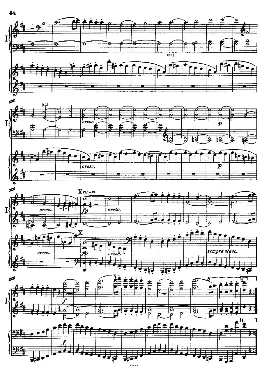 d小调第九交响曲 Op.125（双钢琴P43——52）
