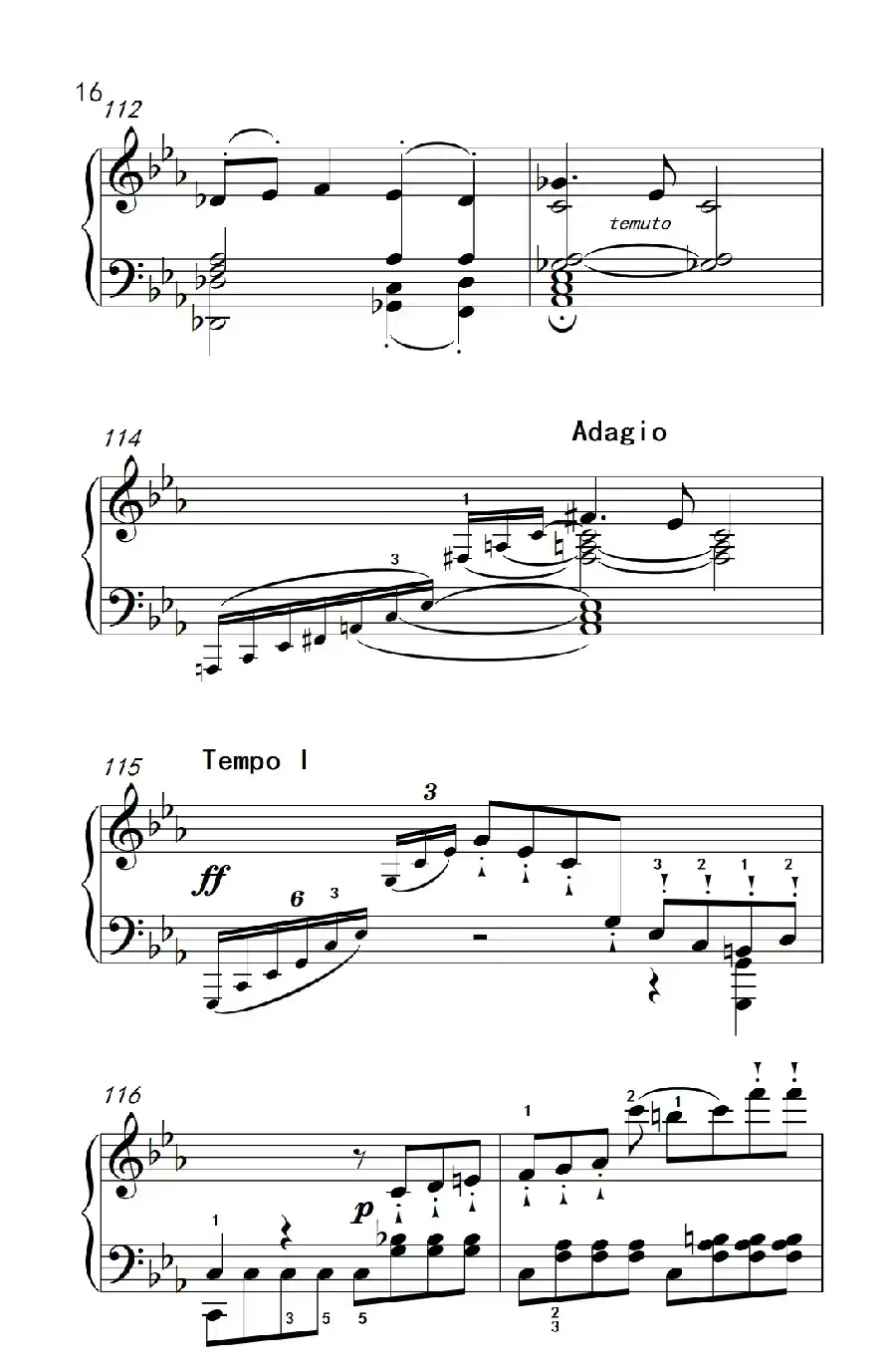 奏鸣曲 Opus 10 Nr.1 第三乐章（贝多芬奏鸣曲集 2）